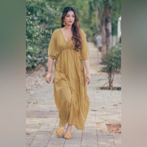 Zara Structured Kaftan Dress. New with Tags.